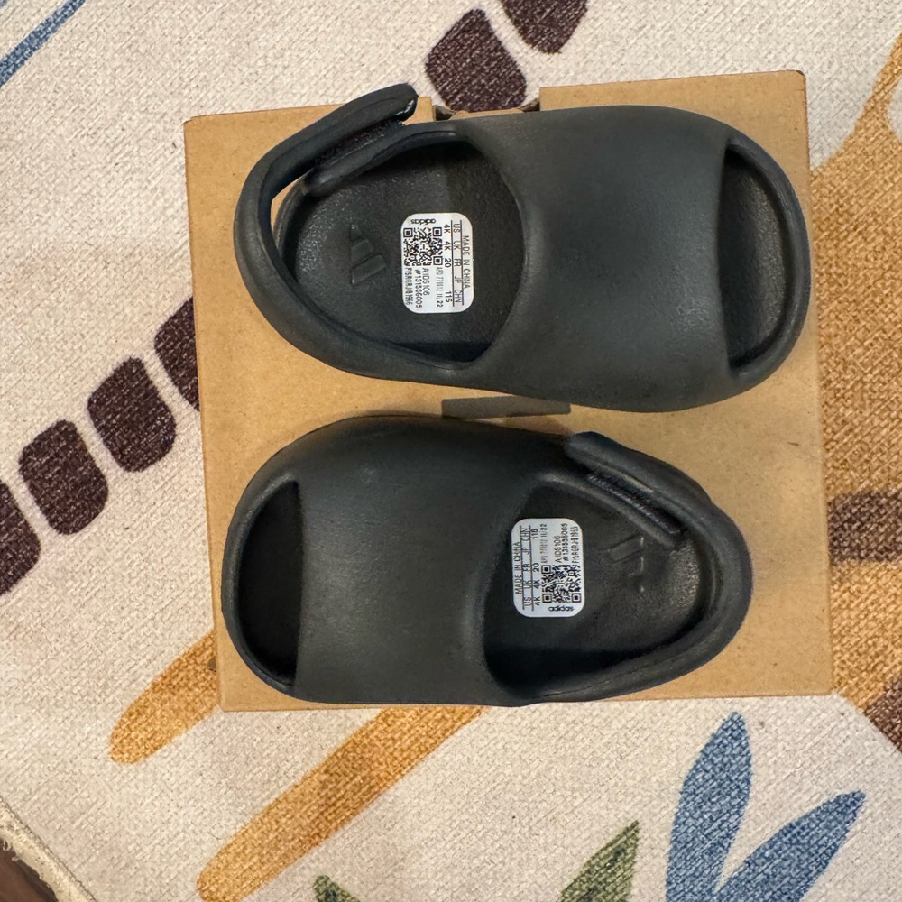 adidas Black Open Toe Sandals
